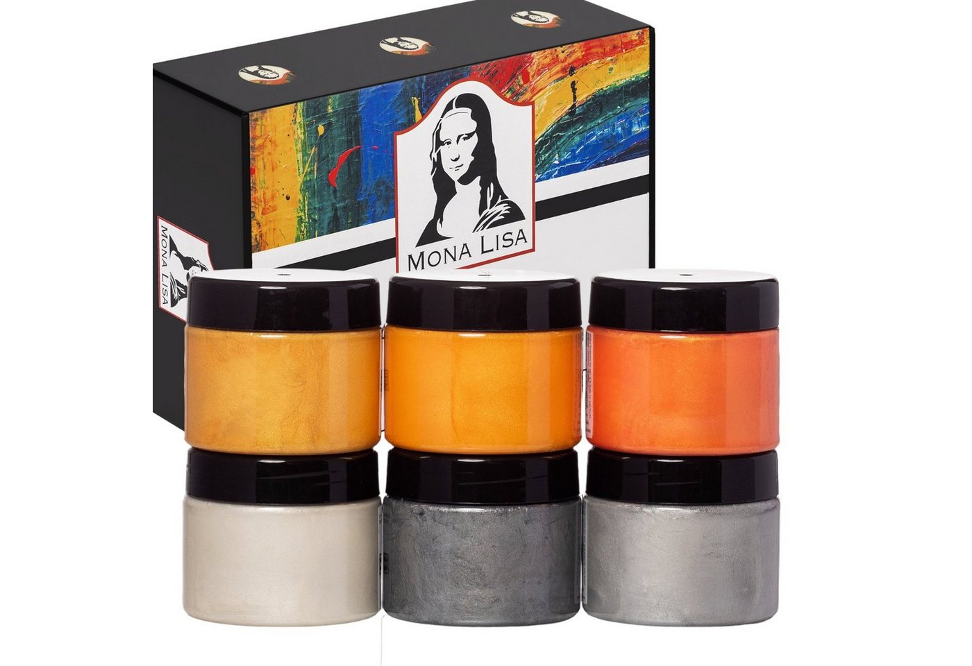 SÜDOR Acrylfarbe Acrylfarben Set 6x125ml (750ml), Acrylic Paint Set von SÜDOR
