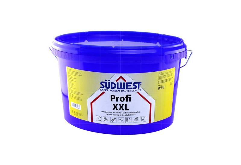 SÜDWEST Lacke + Farben Wandfarbe PROFI XXL - 12.5 LTR (9110 WEISS) von SÜDWEST Lacke + Farben