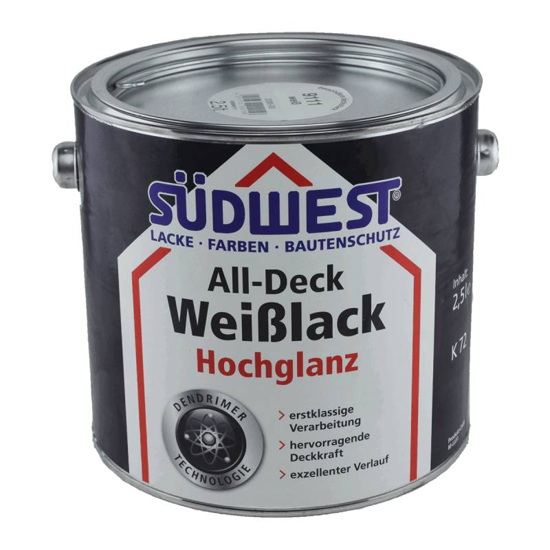 SÜDWEST All-Deck Weißlack Hochglanz von SÜDWEST