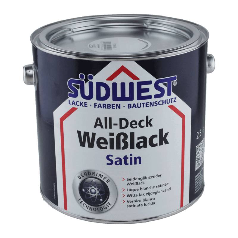 SÜDWEST All-Deck Weißlack Satin seidenglänzend von SÜDWEST