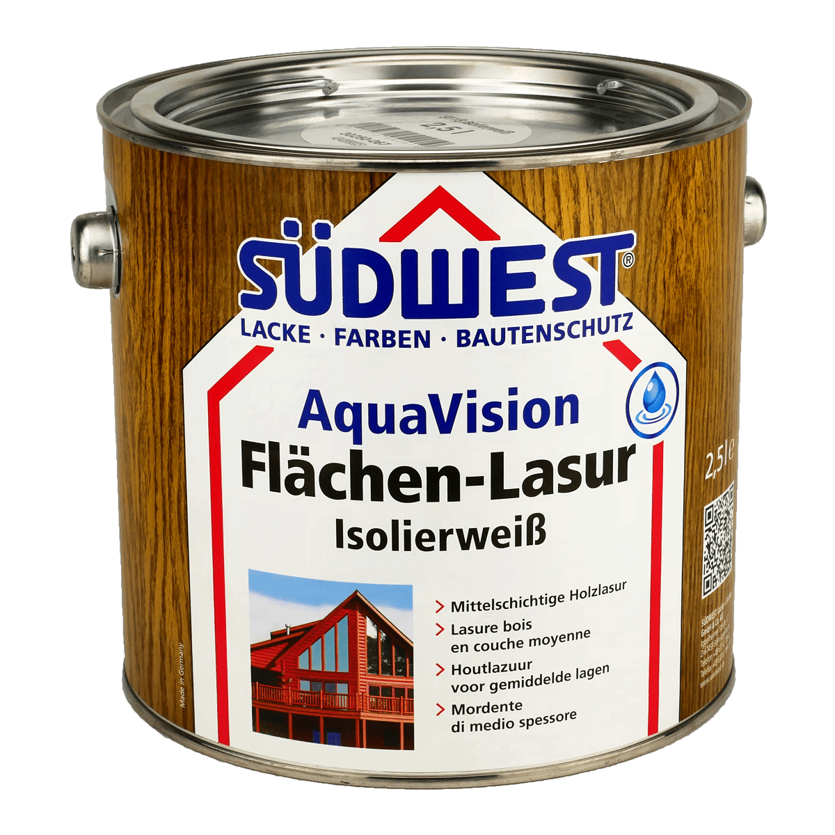 SÜDWEST AquaVision® Flächen-Lasur Holzlasur von SÜDWEST