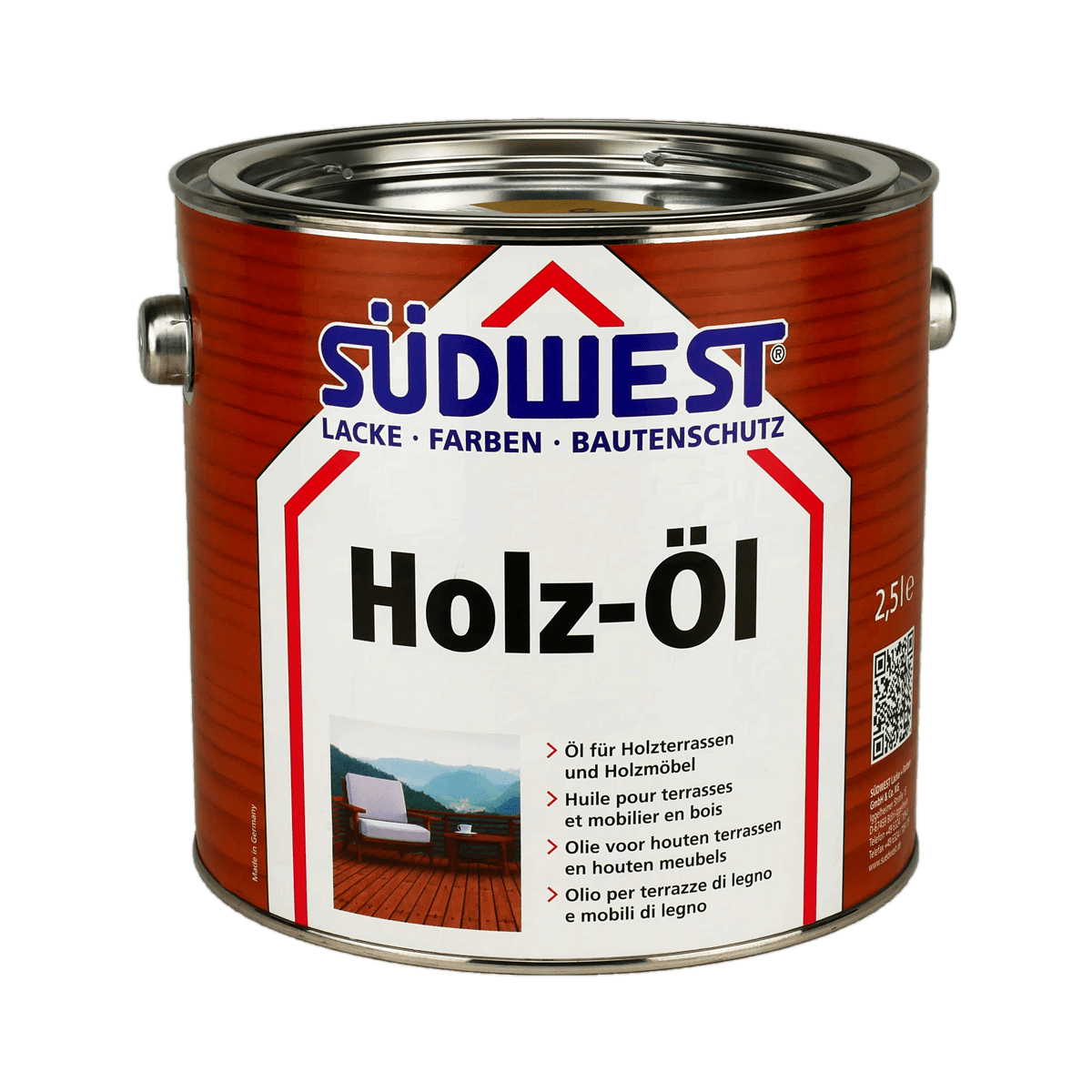 SÜDWEST Holz-Öl natur und pigmentiert SÜDWEST Holz-Öl natur und pigmentiert von SÜDWEST