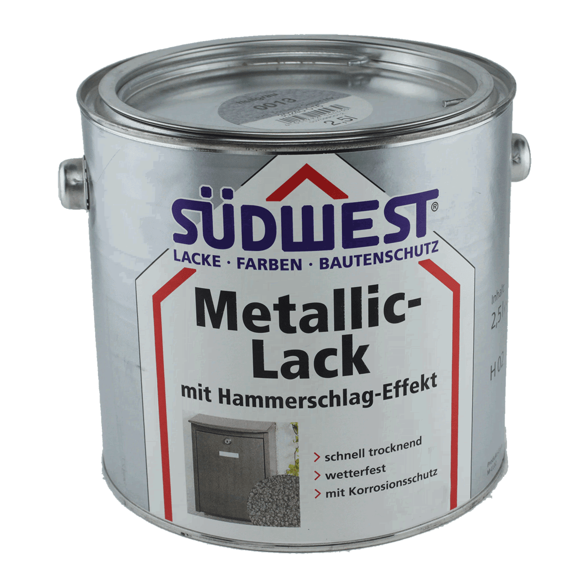 SÜDWEST Metallic-Lack mit hochglänzenden Hammerschlag-Effekt von SÜDWEST