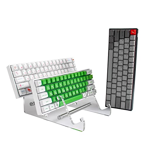 SUEHIODHY 1 Stück Acryl-Tastatur-Display-Ständer, transparenter 3-stufiger Tastatur-Aufbewahrungshalter für Tablet-Bilderrahmen von SUEHIODHY