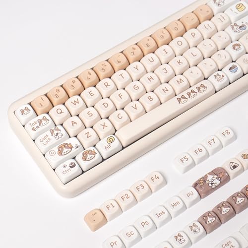 SUEHIODHY PBT Cat Keycaps Set MOA Profile Cute Keycaps 144 Keys Custom Dye-Sublimation Keyboard Keycaps für Cherry Gateron MX Switches Mechanische Tastaturen SUEHIODHY PBT Cat Keycaps Set MOA Profile Cute Keycaps 144 Keys Custom Dye-Sublimation Keyboard Keycaps für Cherry Gateron MX Switches Mechanische Tastaturen von SUEHIODHY