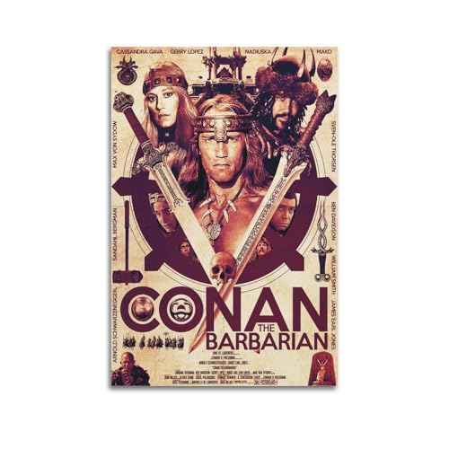 SUEJGUSJLU Filmposter Conan der Barbar, dekoratives Gemälde, Leinwand, Wandposter und Kunstdruck, modernes Familienschlafzimmer, Dekoration, Poster, 20 x 30 cm SUEJGUSJLU Filmposter Conan der Barbar, dekoratives Gemälde, Leinwand, Wandposter und Kunstdruck, modernes Familienschlafzimmer, Dekoration, Poster, 20 x 30 cm von SUEJGUSJLU