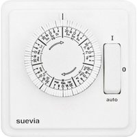 Suevia - neuwertig] Unterputz Zeitschaltuhr Zeitschaltuhr Analog Wochenprogramm 2200 w Ip20 B-Ware von SUEVIA