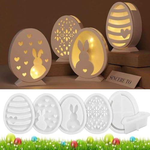 6 PCS Silikonformen Gießformen Ostern Silikonform Ostern Hase Silikon Gießform Ostern 3D Kaninchen Giessformen Silikonform Frühling Silikonform Osterhase Eier für DIY Osterdeko Handwerk 6 PCS Silikonformen Gießformen Ostern Silikonform Ostern Hase Silikon Gießform Ostern 3D Kaninchen Giessformen Silikonform Frühling Silikonform Osterhase Eier für DIY Osterdeko Handwerk von SUFANG
