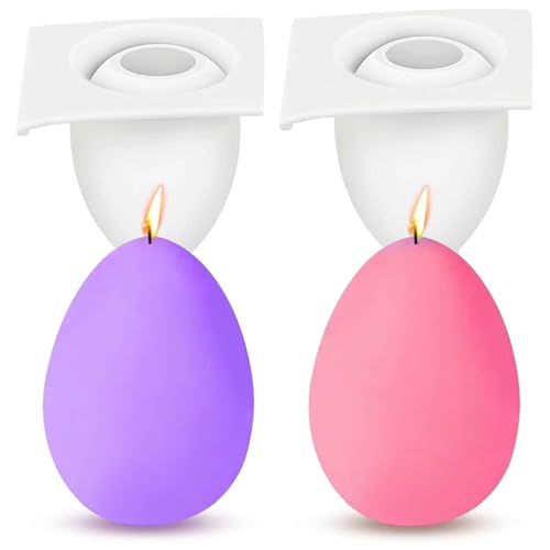 2 PCS Silikonform Ostern Ostern Silikonform DIY Kerzen Eierform Silikonformen Kann Zur Herstellung Von Duftkerzen Seifen Und Verwendet Werden Gießformen für Ostern Dekorationen geschenke 2 PCS Silikonform Ostern Ostern Silikonform DIY Kerzen Eierform Silikonformen Kann Zur Herstellung Von Duftkerzen Seifen Und Verwendet Werden Gießformen für Ostern Dekorationen geschenke von SUFANG