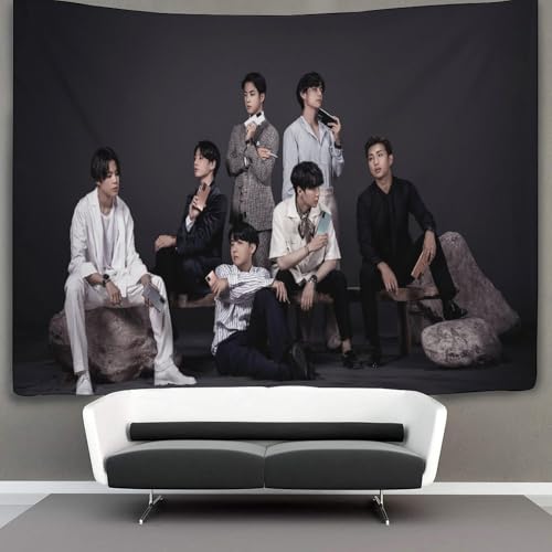 SUFFERBOW 3D Druck BTS Wandteppiche Poster Ornament Wandbehang Wandteppich Wanddeko Wandbehang Für Schlafzimmer Wohnzimmer Wohnkultur Tapisserie 70cmx100cm von SUFFERBOW