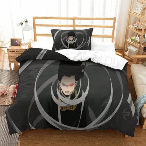 Shouta Aizawa Bettbezug Bettwäsche-Sets Kinderbettwäsche-Set Reißverschluss Mit Kissenbezügen Betten Set Für Jungen Und Mädchen, Kinder Single（135x200cm） von SUFFERBOW