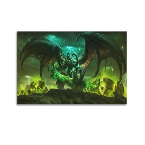 SUFOGBVG World of Warcraft Legion-Spielposter, dekoratives Gemälde, Leinwand, Wandposter und Kunstdruck, modernes Familienschlafzimmer-Dekor-Poster, 40 x 60 cm SUFOGBVG World of Warcraft Legion-Spielposter, dekoratives Gemälde, Leinwand, Wandposter und Kunstdruck, modernes Familienschlafzimmer-Dekor-Poster, 40 x 60 cm von SUFOGBVG
