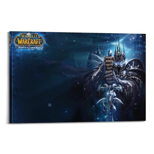 SUFOGBVG World of Warcraft Spiel-Poster, dekoratives Gemälde, Leinwand, Wandposter und Kunstdruck, modernes Familienschlafzimmer, 40 x 60 cm SUFOGBVG World of Warcraft Spiel-Poster, dekoratives Gemälde, Leinwand, Wandposter und Kunstdruck, modernes Familienschlafzimmer, 40 x 60 cm von SUFOGBVG