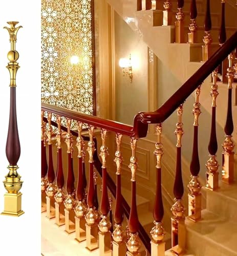 95 Cm Metallgeländersäule, Balusters Spindel Für Treppe, Innentreppen Aluminiumlegierungsposten 95 Cm Metallgeländersäule, Balusters Spindel Für Treppe, Innentreppen Aluminiumlegierungsposten von SUHBFNOL