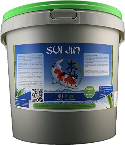 KH Plus 25,0 kg (Sackware) - Stabiler pH-Wert und Karbonatwert Erhöhung (€ 3,59/kg) von SUI JIN Teichprodukte