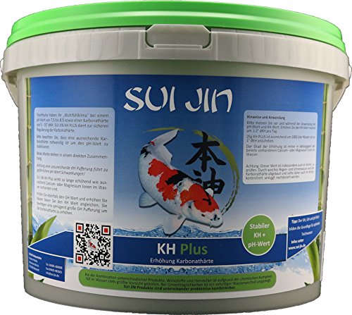 SUI JIN Teichprodukte KH Plus 5 kg - Stabiler pH-Wert und Karbonatwert Erhöhung (€ 5,99/kg) SUI JIN Teichprodukte KH Plus 5 kg - Stabiler pH-Wert und Karbonatwert Erhöhung (€ 5,99/kg) von SUI JIN Teichprodukte