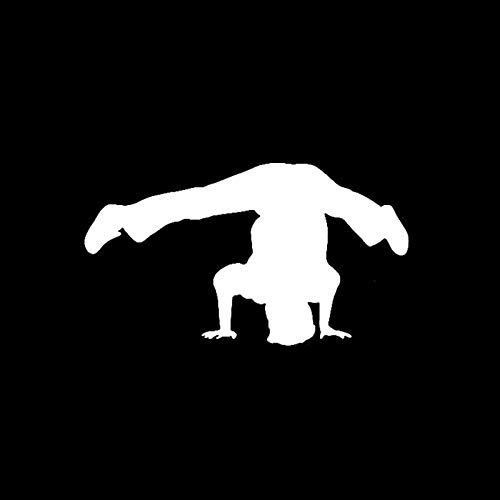 SUIFENG Autoaufkleber 10.9X6.2 Interessante Aerobic-Übungen Breakdance Sport Dekor Auto Aufkleber Aufkleber Vinyl Silhouette von SUIFENG