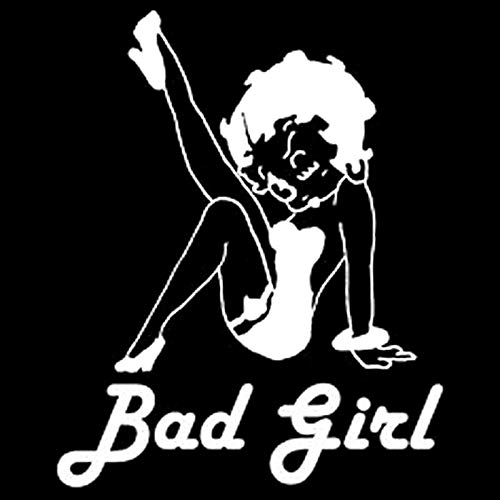 SUIFENG Autoaufkleber 12.5Cmx15.5Cm Bad Girl Sexy Betty Boop Stil Auto Aufkleber Und Abziehbilder Motorrad Auto Styling Zubehör Schwarz Oder Splitter von SUIFENG