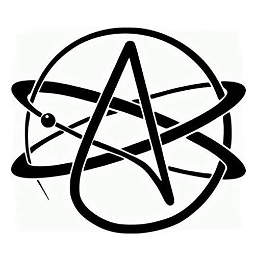 SUIFENG Autoaufkleber 12.5X12.5Cm Atheist Symbol Autoaufkleber Aufkleber Motorradaufkleber Dekoratives Auto-Styling SUIFENG Autoaufkleber 12.5X12.5Cm Atheist Symbol Autoaufkleber Aufkleber Motorradaufkleber Dekoratives Auto-Styling von SUIFENG