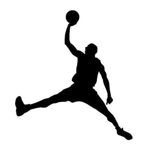 SUIFENG Autoaufkleber 13Cmx15Cm Persönlichkeit Sport Spielen Basketball NBA Mode Kreative Autoaufkleber von SUIFENG