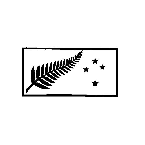 SUIFENG Autoaufkleber 14.5Cmx7.4Cm Mode Neuseeland Flagge Auto Aufkleber Aufkleber Dekoration Schwarz/Silber Vinyl SUIFENG Autoaufkleber 14.5Cmx7.4Cm Mode Neuseeland Flagge Auto Aufkleber Aufkleber Dekoration Schwarz/Silber Vinyl von SUIFENG