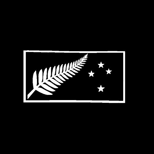 SUIFENG Autoaufkleber 14.5Cmx7.4Cm Mode Neuseeland Flagge Auto Aufkleber Aufkleber Dekoration Schwarz/Silber Vinyl SUIFENG Autoaufkleber 14.5Cmx7.4Cm Mode Neuseeland Flagge Auto Aufkleber Aufkleber Dekoration Schwarz/Silber Vinyl von SUIFENG