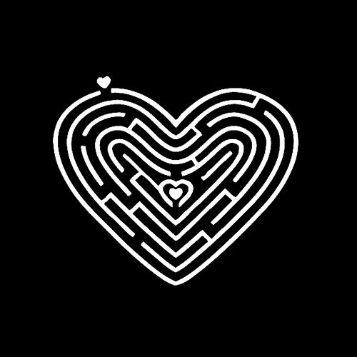 SUIFENG Autoaufkleber 15Cmx12.7Cm Hearts Labyrinth Finden Sie Ihre Liebe Romantische Mode Vinyl Auto Aufkleber Aufkleber Auto-Styling SUIFENG Autoaufkleber 15Cmx12.7Cm Hearts Labyrinth Finden Sie Ihre Liebe Romantische Mode Vinyl Auto Aufkleber Aufkleber Auto-Styling von SUIFENG