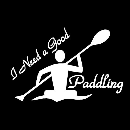SUIFENG Autoaufkleber 18.7Cmx12.7Cm Kayak Decal Ich Brauche EIN Gutes Paddel Auto Aufkleber Kanu Wildwasser Paddel Auto Styling Dekoration Schwarz Splitter SUIFENG Autoaufkleber 18.7Cmx12.7Cm Kayak Decal Ich Brauche EIN Gutes Paddel Auto Aufkleber Kanu Wildwasser Paddel Auto Styling Dekoration Schwarz Splitter von SUIFENG