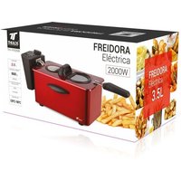 Elektrofritteuse rotes Design 2000W 3,5 Liter Elektrofritteuse rotes Design 2000W 3,5 Liter von SUINGA