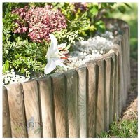 Flexible Holzbeeteinfassung 40 x 5 x 200 cm. Design und Dekoration für Gärten von SUINGA