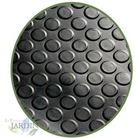 Suinga - gummibodenbelag 1 x 10 m, Kreise 3 mm. Geeignet für belebte und stark frequentierte Orte. Rutschfeste Oberfläche und einfach zu von SUINGA