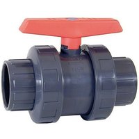 Kleben Sie den Kugelhahn 50 mm zum Kleben von pvc. Maximaler Druck 10 bar. Wird in Polyethylen- und PVC-Rohren von 50 mm 1 1/2 z von SUINGA