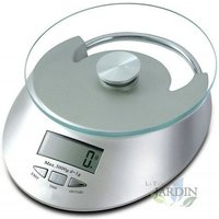 Küchenwaage, Glas 5 Kg grau, Teilung 1 gr. Durchmesser 15cm Küchenwaage, Glas 5 Kg grau, Teilung 1 gr. Durchmesser 15cm von SUINGA