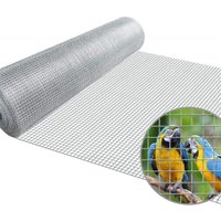Suinga - metallgitter 0,5 x 10 m, Quadrate 6 mm. Verzinkter Drahtzaun. Suinga - metallgitter 0,5 x 10 m, Quadrate 6 mm. Verzinkter Drahtzaun. von SUINGA
