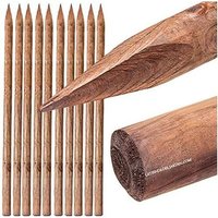 Suinga - holzpfahl tutor 180 cm, Durchmesser 3 cm. Nützlich für den Bau von Zäunen, Umzäunungen, Ställen, Pergolen usw.. (Pack x 20) von SUINGA