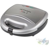 Sandwichmaker Orbegozo Multifunktions 3 in 1 Wechselplatten. sandwich / grill / waffel. Leistung 800W. von SUINGA