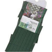 Suinga - Grünes PVC-Gitter 100 x 200 cm, für Kletterpflanzen. Nützlich für Gärten, Zäune, Dekoration, Befestigung von Pflanzen, grün. von SUINGA