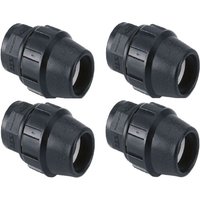 Suinga - 4 Stück PE-Rohr Kupplung 32mm x 1'' Weiblich für 32mm Rohr Aenor Zertifizierte Gewindeverbindung von SUINGA