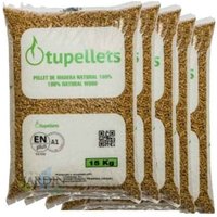 Suinga - 75 kg 100 % natürliche Holzpellets zum Heizen. Praktische, bequeme und effiziente Nutzung. von SUINGA