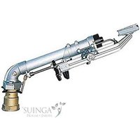 Agrar-Sprinkler 2'' Senior Metall. Einstellbarer Bewässerungswinkel. Reichweite 22 bis 51 m. Impuls-Sprinkler, Bewässerungsrohr von SUINGA