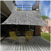 Suinga - Camouflage weiß reversibel 3 x 4 m, 120gr/m2 uv Gartensegel Markise von SUINGA