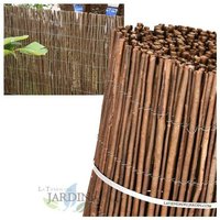 Suinga - Dicke Naturweidenzaun 2 x 5 m, Sichtschutz 85%, geeignet für Beschattung oder Begrenzung Ihres Gartens von SUINGA