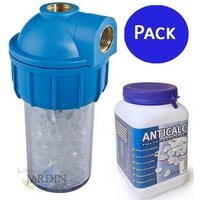 Suinga - Entkalkungsfilter für Waschmaschinen mit Polyphosphat 1/2'' + Nachfüllung 500 g Suinga - Entkalkungsfilter für Waschmaschinen mit Polyphosphat 1/2'' + Nachfüllung 500 g von SUINGA