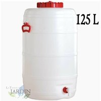125-Liter-Fass aus Polyethylen in Lebensmittelqualität für Flüssigkeiten und Getränke von GRAF