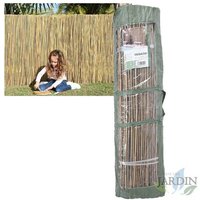 Suinga - bambusmatte Garten natur ganz 1,5 x 5 Meter. Sichtschutz 85%. Stangen aus natürlichem Bambus, die Festigkeit und Langlebigkeit b von SUINGA