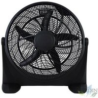 Hochgeschwindigkeitsventilator 20'' 100W schwarz 3 Geschwindigkeiten von SUINGA