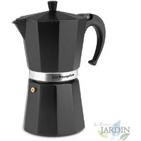 Suinga - Italienische Aluminium-Kaffeemaschine black Orbegozo. Fassungsvermögen 12 Tassen. Suinga - Italienische Aluminium-Kaffeemaschine black Orbegozo. Fassungsvermögen 12 Tassen. von SUINGA