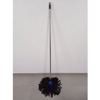 Suinga - Schleife Bodenwischer Mikrofasermopp mit schwarzem Faden + Besenstiel 140 cm Suinga - Schleife Bodenwischer Mikrofasermopp mit schwarzem Faden + Besenstiel 140 cm von SUINGA