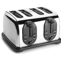 Toaster aus Curve-Edelstahl, 4 Schlitze, Leistung 1750 w von SUINGA