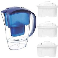 Wasserfilterkaraffe mit 2 Litern + 3 Filterpatronen für Wasser aus dem Wasserhahn. Reduziert pfas, Kalk, Chlor und Verunreinigun Wasserfilterkaraffe mit 2 Litern + 3 Filterpatronen für Wasser aus dem Wasserhahn. Reduziert pfas, Kalk, Chlor und Verunreinigun von SUINGA